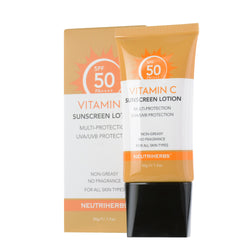 Private Label&Wholesale Sunscreen Manufacturer SPF 50 Vitamin C Sunscreen Lotion