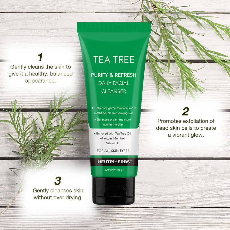 Neutriherbs Tea Tree Foaming Face Wash