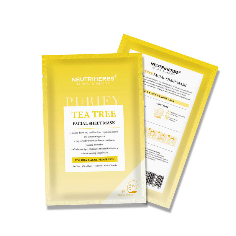 Private Label Antibacterial Spot Removal Tea Tree Mask