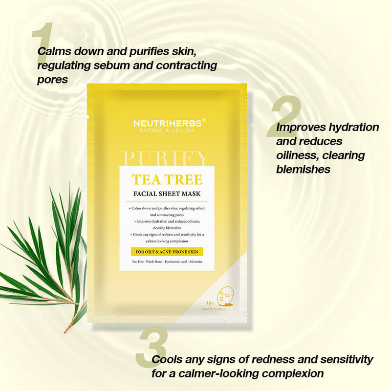 Private Label Antibacterial Spot Removal Tea Tree Mask