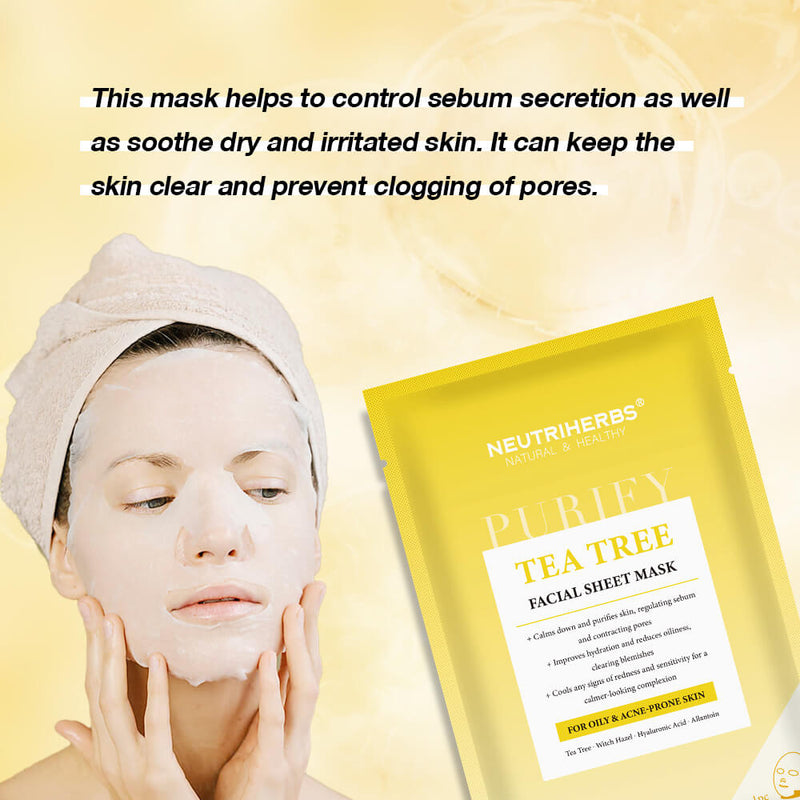 Private Label Antibacterial Spot Removal Tea Tree Mask