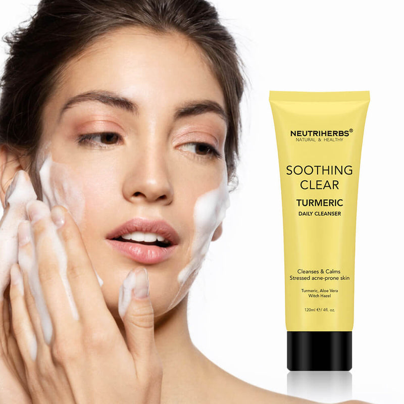 Private label & Wholesale Turmeric Facial Cleanser For Soothing