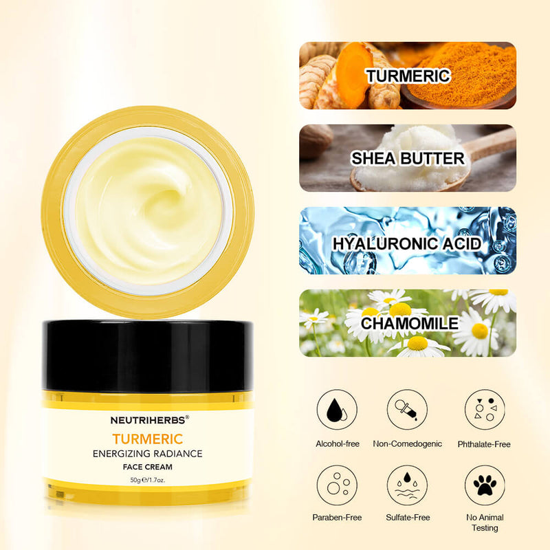 Private label & Wholesale Turmeric Cream For Skin Lightening
