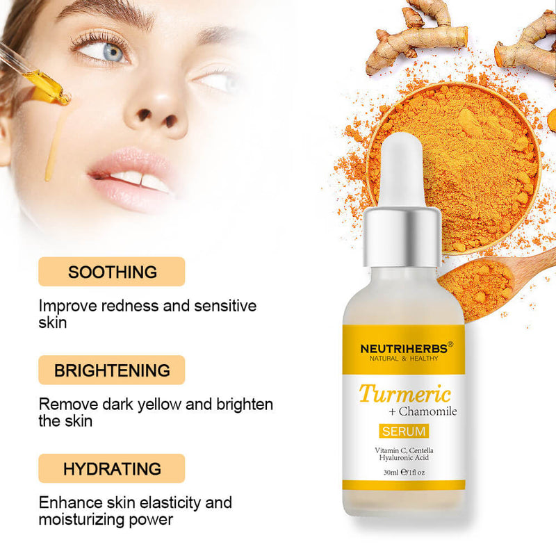 Turmeric serum for ance skin