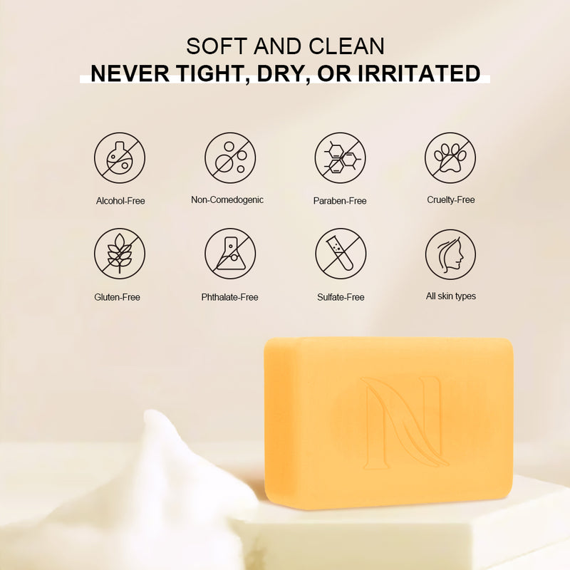 VITAMIN C & TURMERIC BRIGHTENING SOAP for all skin types