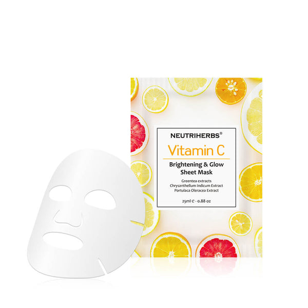 Private Label Skin Brightening & Glow Vitamin C Sheet Mask