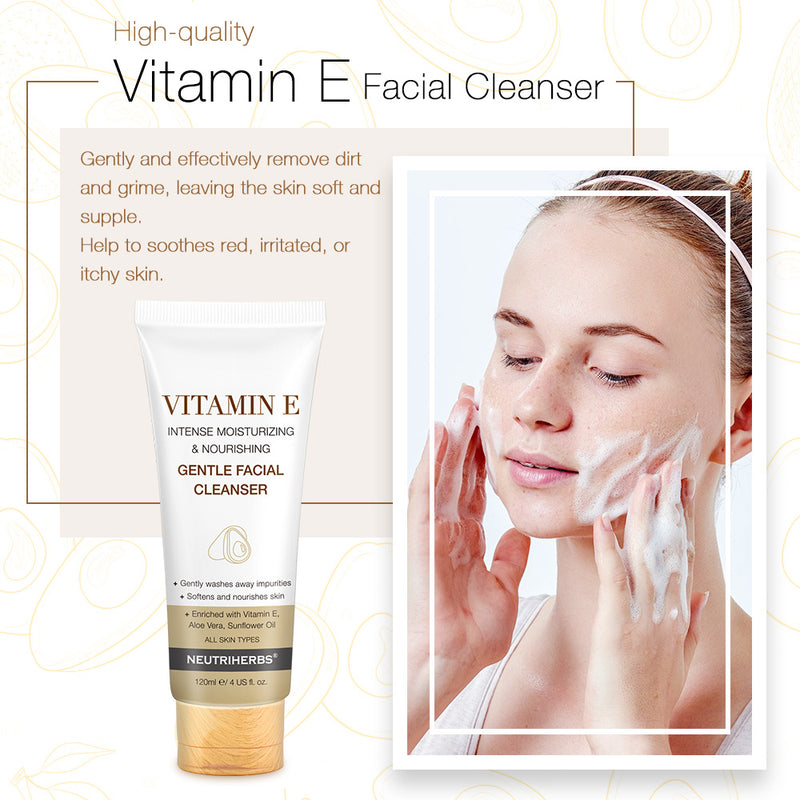 Private Label Vitamin E Intensive Moisture  Gentle Cleanser