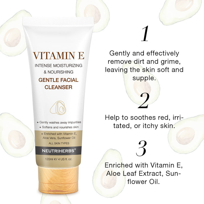 Private Label Vitamin E Intensive Moisture  Gentle Cleanser