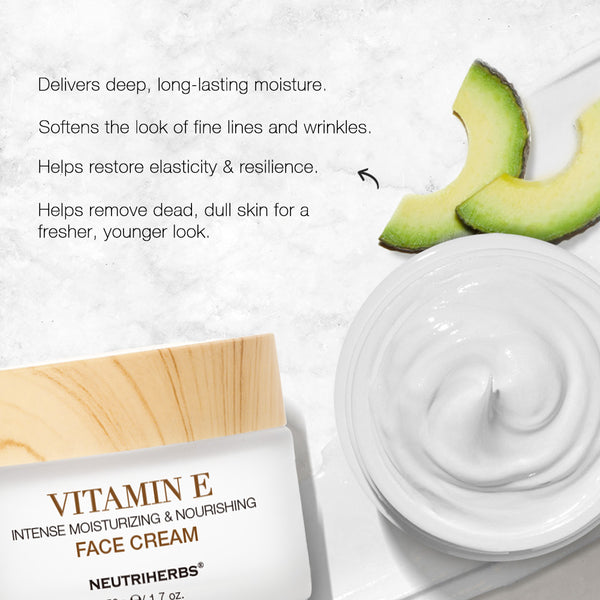 Private Label Vitamin E Intense Moisturizing & Nourishing Face Cream