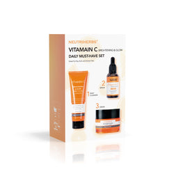 Private Label Vitamin C Brightening and Glowing Skincare Set