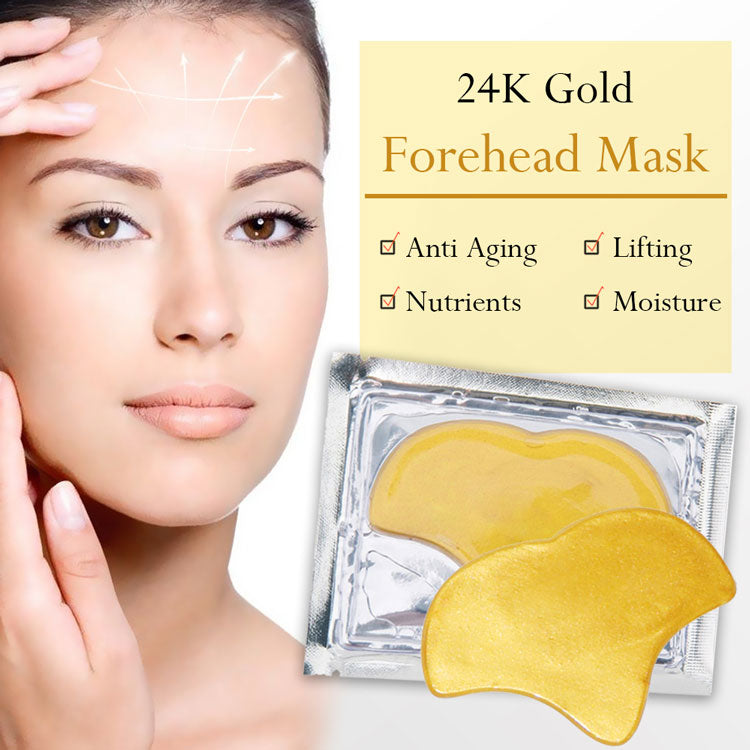 Private Label 24K Gold Forehead Mask