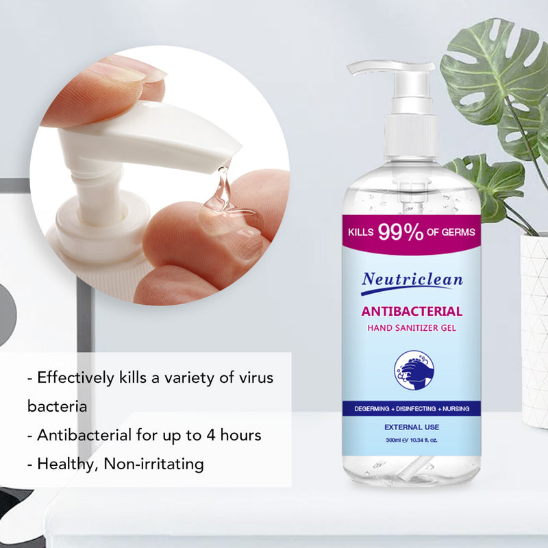 Contain 75% Alcohol Antibacterial Hand Sanitizer Gel | 300mL