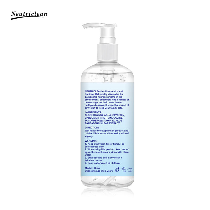 Contain 75% Alcohol Antibacterial Hand Sanitizer Gel | 300mL