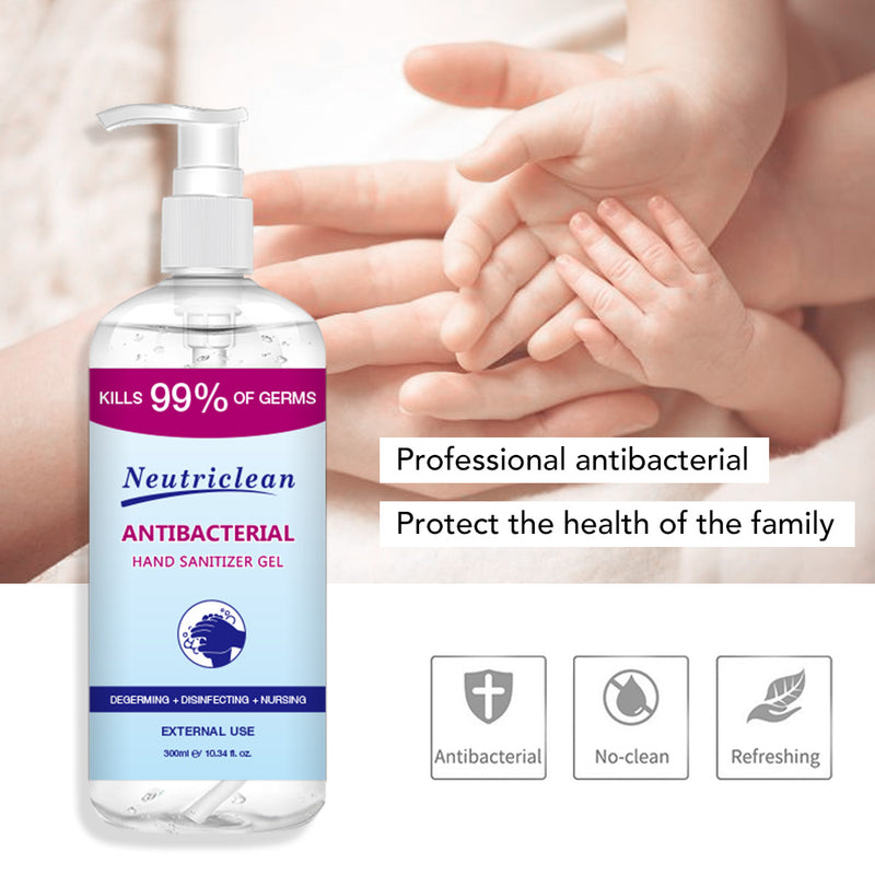 Contain 75% Alcohol Antibacterial Hand Sanitizer Gel | 300mL