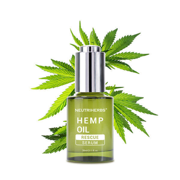 Hemp Oil Rescue Serum Treatment Contains Hemp Seed Oil, Portulaca Oleracea Extract, Vitamin A Acid, And Niacinamide