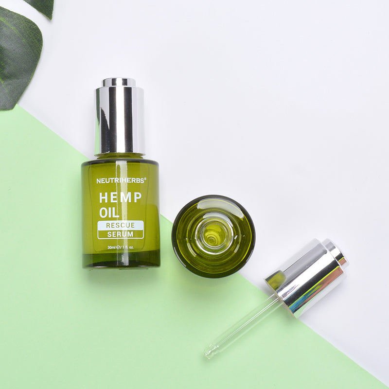 Private Label Hemp Oil Rescue Serum For Acne-prone