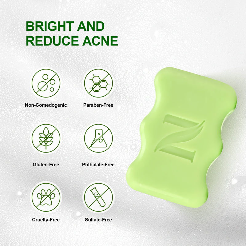 bright and reduce acne the skin, ojic acid +tea tree soap 