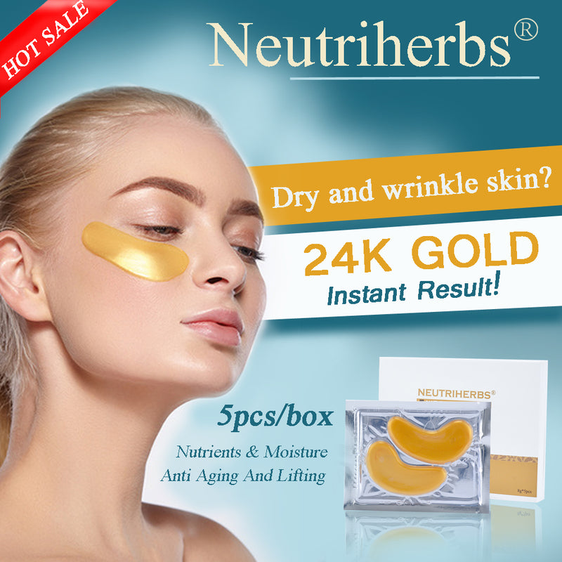 Private Label 24K Gold Collagen Eye Mask 