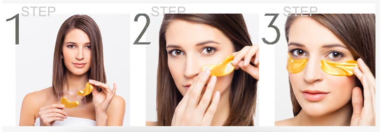 Private Label 24K Gold Collagen Eye Mask 